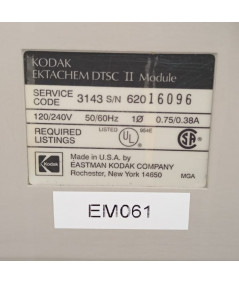 KODAX EXTACHEMEN DTS II DT60 II DTE II