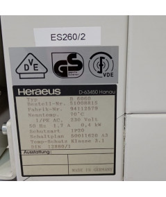 Heraeus B 6060