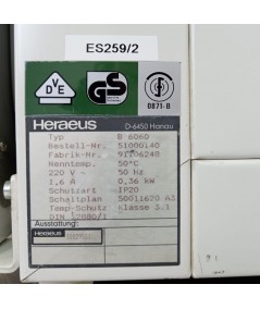 Heraeus B6060 57L